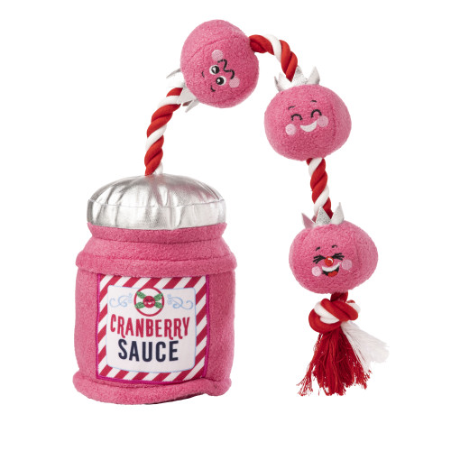 House Of Paws Cranberry Sauce Rope Toy